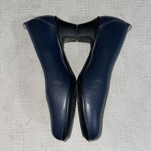 SAS Women’s Slip On Pumps Size 6 M Blue Leather Comfort Formal - Picture 5 of 12